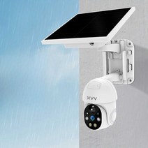 로아이엘 태양광 와이파이 현관 무선 씨씨티비 cctv 감시카메라 카메라, 4G방수파노라마돔30일반복녹화5MP4mm