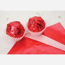 초콜릿호일싸개지-빨강(500매내외), 초콜릿호일싸개지(30매내외)-빨강, 1개