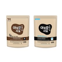 아침애 강아지 수제사료 한우800g 오리연어감자1kg수제큐브간식100g, 오리연어감자