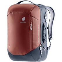 deuter AViANT Carry On Pro 36 핸드 러기지 여행용 백팩, 36 L, 레드우드-잉크