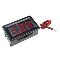 DC 8V-18V 0.56 인치 LED 디지털 방수 전압계 전압 테스터 감지기 바이크 오토바이 자동차 배터리 측정기, 06 DC4.5V-30V Red