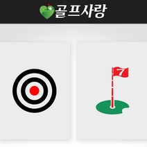 스크린천 골프천 골프 타겟천 중형, 중형-과녁