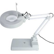 20배 30배 산업용 현미경 돋보기 수리 확대경 탁상용, 30배 + LED