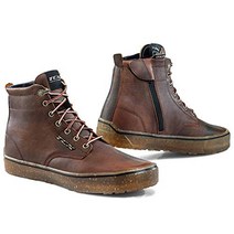 Daytona TCX 오토바이 라이딩 부츠 26.5cm 브라운 소가죽 방수 사이드 지퍼 CE 표준 7307W Dirtwood 19292, 상품명참조