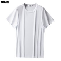 DFMEI.아이스 반팔 얇은 메쉬 속건 티셔츠 빅사이즈 루즈핏 옷