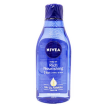NIVEA 바디오일 끈적임없는 리치나리싱 보습 아몬드오일, 200ml, 1세트