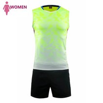 배구유니폼 2020 배구 세트 유니폼 민소매 셔츠 반바지 남성 여성 배드민턴 셔츠 팀, 6804 여성 녹색, 2xl, 6804 Women green+2XL