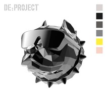 디프로젝트 디불 불독 차량용 방향제 (색상6종 선택/향6종 선택), 1세트, [프로즌그레이], [블랙체리], [쇼핑백:선택]