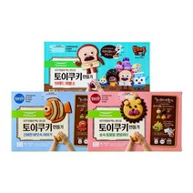 풀무원 pulmuone 토이쿠키만들기 3박스 (브레드이발소 2개 숲속동물 바닷속 1개), 02.브레드이발소2개+신비한바닷