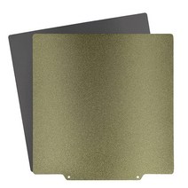 IdeaFormer-3D 유연함 【 양면 인쇄 】 PEI 스프링 스틸 프린트 베드(310x310mm) 탈착식 시트 텍스처 빌드 표면 3D 프린터 핫 베드용 마그네틱 베이스 포함, 310 x 310mm, Textured PEI+Smooth PET (No Ma