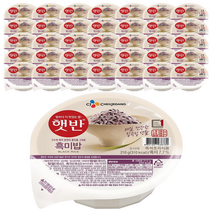 CJ 햇반 흑미밥 210g 36개