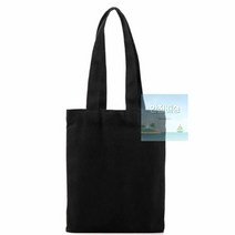 놀멍 1P_에코백_무지_데일리_블랙_나루소야_20x26cm 9A1D
