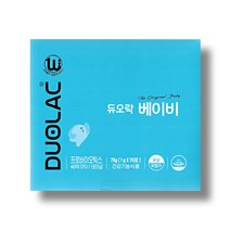 듀오락 베이비 70포 프로바이오틱스 아기유산균 유당프리 유당무첨가, 70g, 1개