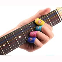 STNY_핑거캡 기타 바이올린 첼로 현악기 거문고 가야금 일렉 줄 스트랩 통 손가락보호, this☆4. 녹색 S