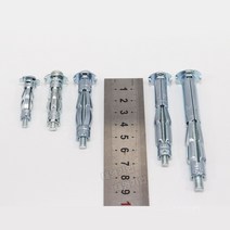 중공앙카100개 / 5가지의 사이즈 / 동공앙카 나비앙카 중공앙카총 육각축펀치 아이볼트, 아이볼트5개