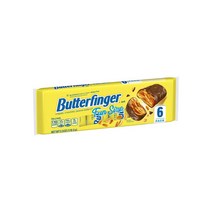Butterfinger 버터핑거 피넛 버터 초콜릿 바 Fun Size 6개입