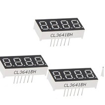 Aicosineg LED 디지털 튜브 일반 양극 12핀 4비트 1.2x0.5x0.25인치(길이x너비x높이) 0.36인치 레드 디스플레이 3461BS 3개 가성비 추천 미국직구