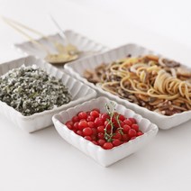 내추럴 시노기 직사각 깊은 접시 12cm