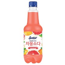해태에이치티비 썬키스트 스파클링 자몽소다 탄산음료 350ml / 자몽과즙함유, 1개