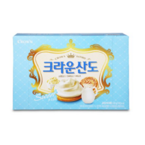 크라운산도 크림 대, 323g, 4개