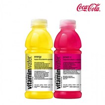 글라소 비타민워터 파워씨&에너지 500ml X 각6개(총12개) 비타민워터 에너지드링크 편의점음료 비타파워, 상세페이지 참조
