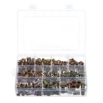 300pcs/set New Zinc Steel Rivet Nut Metric + SAE Size Collocation, 한개옵션0
