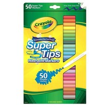 크레욜라 가는선 수성마카 50색, 없음