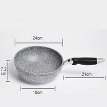 프라이팬 웍 팬 28 cm 붙지 않는 팬 프라이팬 가마솥 인덕션 쿠커 프라이팬 팬케이크 팬 계란 팬 가스 스토브 홈 가든, 웍 팬 24cm