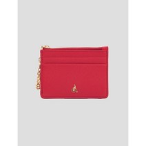 [빈폴ACC] (BE27A4T156) 루시 지퍼카드지갑 Red