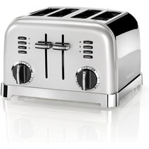 Cuisinart CPT180SE 스타일 컬렉션 4 실드 토스터 스테인리스 스틸 실버, 1개