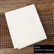 가정용 제빵 발효기 다목적 베이킹 페이스트리 도구 빵 반죽 효모 천 비염색 표백 프렌, 02 M 45x77cm