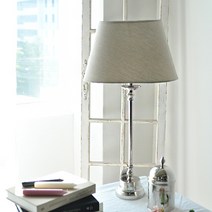 [꼬떼따블] HB18204 마샹스 테이블 스탠드 조명 (갓포함), 실버