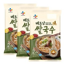 CJ제일제당 베트남 쌀국수 2인분375gX3, 단품, 3개