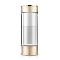 정수기 필터 연수기 수소 병 420ml 일본 티타늄 품질 수소가 풍부한 물 컵 Ionizer 메이커발전기 슈퍼 산화 방지제 ORP, 금, 01 Gold, 02 Gold
