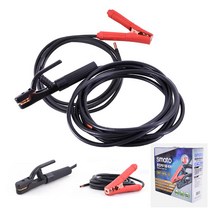 SMATO CRETOS 케이블 용접케이블세트 SMT-W25-35 선굵기25SQ 홀다선세트 어스선3M/홀다선5M 용접선 아스선 홀더선세트, SMT-W25-510(어스5M)/홀다10M)