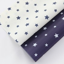 쏘잉스/방수천/귀여운 별패턴 2color CA2, 393.백아이바탕