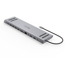 NEXT - 1301DS-PD Type-C 13in 1 멀티포트 듀얼HDMI 도킹스테이션 / 4K지원 / HDMI 듀얼포트 /Audio/Gigani LAN/ UAB-A 3.0