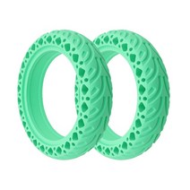 8.5 인치 타이어 전기 스쿠터 벌집 충격 흡수 댐핑 레드 타이어 내구성 고무 타이어 샤오미 MIJIA M365 프로, 2pcs green_10, 10 2pcs green