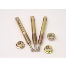 스크류앙카 5개/세트 M10 * 80/M10*100/M10*120 탄소강 아연 도금 히트 코어 나사 볼트 스트라이크 무브먼, 01 M10_01 80mm
