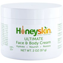 하이드레이팅 페이스 바디 크림 57g 남녀용 건성피부용 마누카 꿀 코코넛 오일