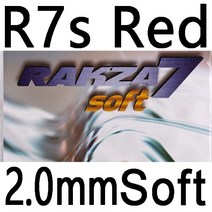 탁구 라켓 용 에너지 고무로 만든 오리지널 야사카 RAKZA 7 소프트 라크 자 고무, [05] R7s Red 20 soft
