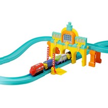 Chuggington - 올 어보드 스타터 세트 (터치 앤 고) 윌슨 전동 T.A.G 포함 - 그림 8 트랙 세트 - 전동 장난감 기차 포함 - 9.5cm 스케일 - 3세 이상, All Aboard Starter Set