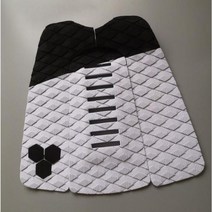 서핑 EVA 서프 데크 패드 보드 트랙션 폼 전면 그립 미끄럼 방지 접착, 11 black white