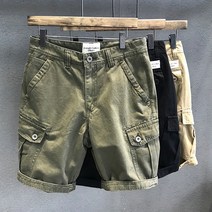 피피샾 베이직 카고 면반바지
