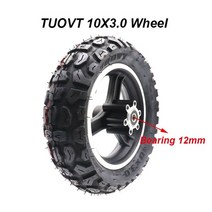 전동 킥보드 타이어 10x3.0 kugoo m4 pro 전기 스쿠터 용 10 인치 내부 튜브 카메라 외부 카트 atv 쿼드 스피드 웨이, 투오브 휠 12mm