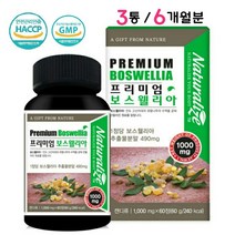 보스웰릭산 보스웰리아 고농축 원물 차 덩어리 추출물 분말 캡슐 알약 상어연골 칼슘 아연 피쉬콜라겐 비타민D 히알루론산 테르펜 무릎 뼈 손목 손가락 관절 연골 복합식품 인도산, 3개, 60정
