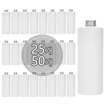 [25개묶음판매] 알루미늄캡 120ml 150ml 200ml 250ml 300ml 500ml 어메니티 공병, 500ml 각백색용기, 골드캡, 25개