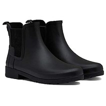 [헌터] 레인 부츠 장화 오리지널 리파인드 첼시 ORIGINAL REFINED CHELSEA WFS1017 RMA BLACK US6(23.0 cm) []