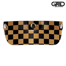 덱스톤 500TX 선바이져 체크 데칼 스티커 (19 체크 블랙 브라운), 1개