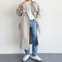 노컴플렉스 / 남자트렌치코트 발마칸코트 더블